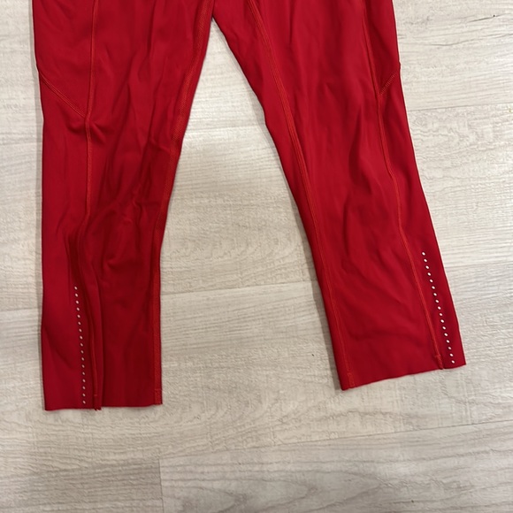 Red Lululemon Capri Leggings. - Picture 2 of 5